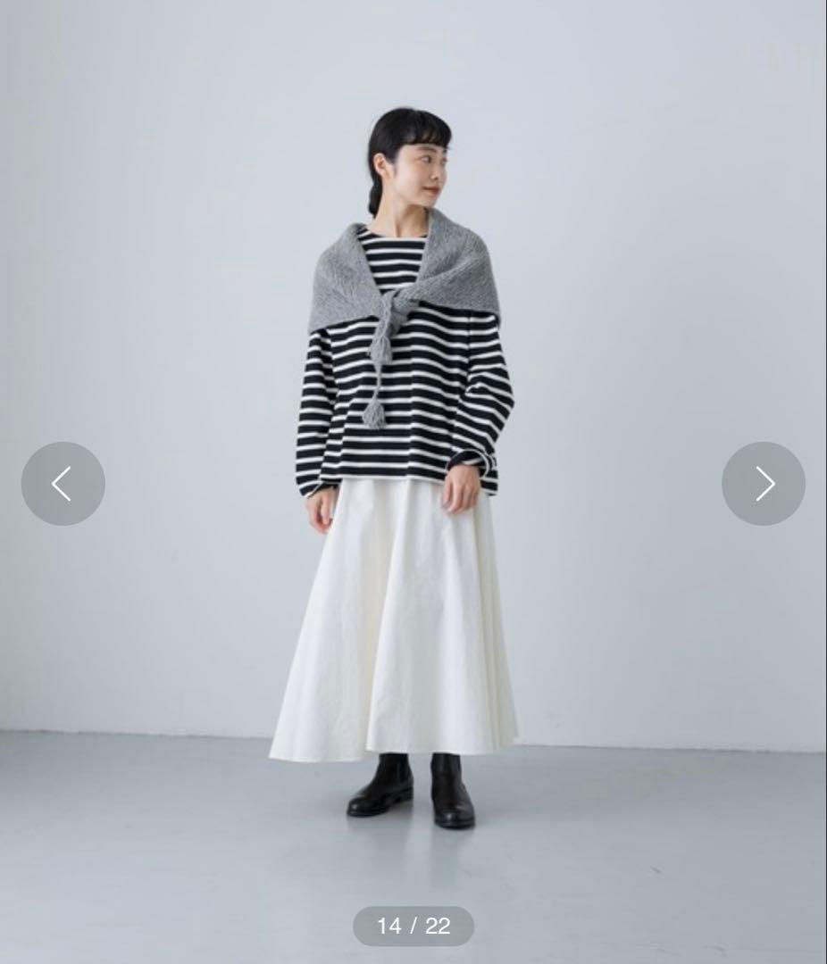 新品 タグ付き＊ 24AW かぐれ ペルータッセルストール ライトブルー