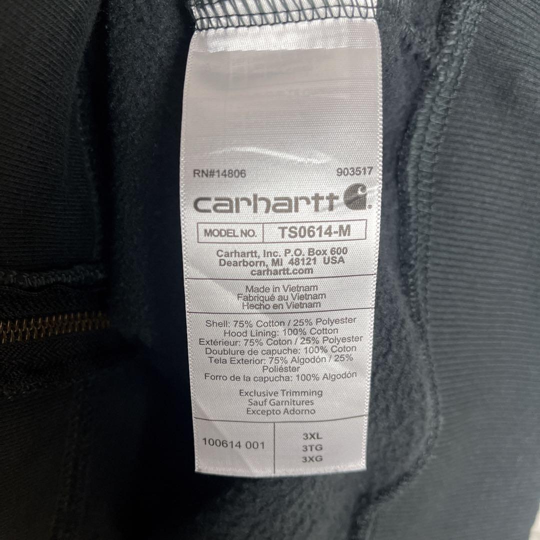 Carhartt◎XXXXL 超ビッグサイズ フルジップ パーカー D282 - メルカリ