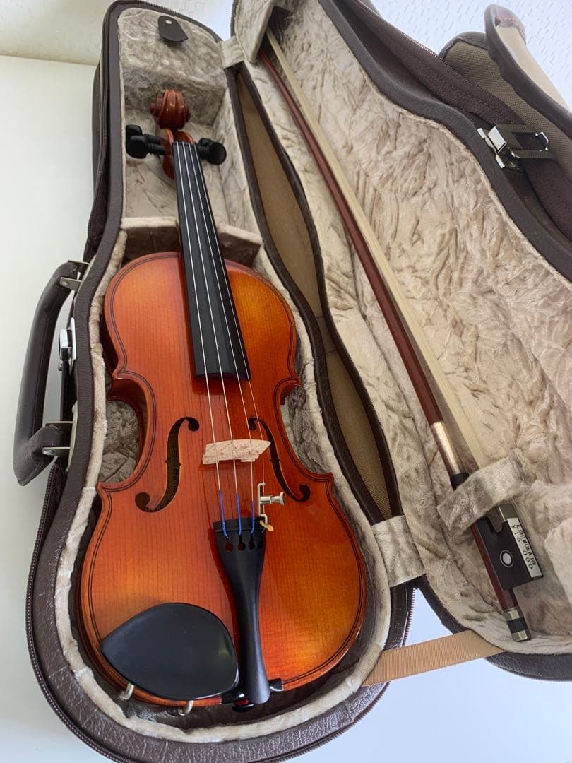 SUZUKI バイオリン 虎杢 No360 1/8 1978 弓 SHIMORA