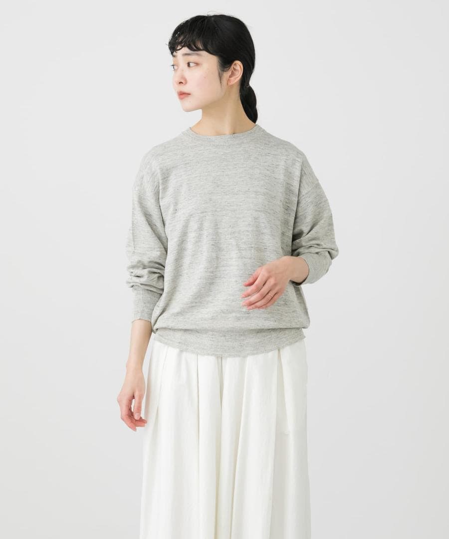 かぐれ リネンクルーネックニットプルオーバー - メルカリ