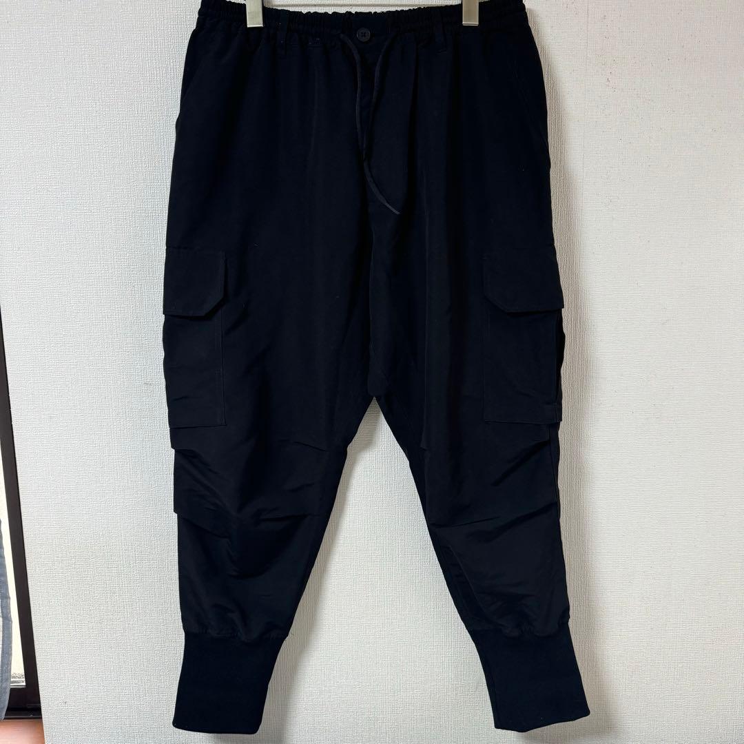 極美品 Y-3 イージーパンツ ジョガーパンツ カーゴパンツ A2E001 L