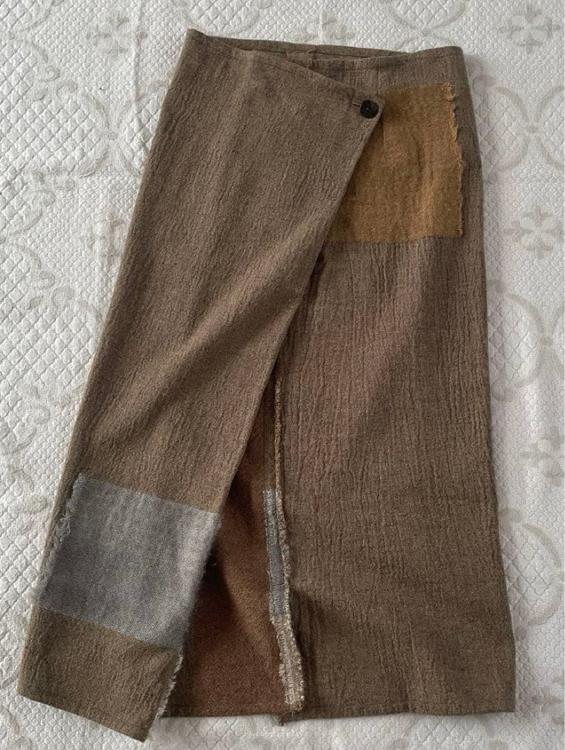 真砂三千代 Afa シルクウール混合スカート安い