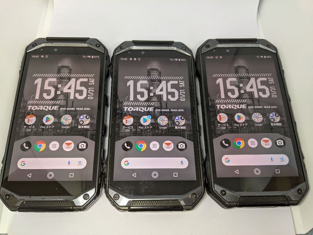 TORQUE G04 KYV46 64GB Android10 Simフリー3台 - メルカリ