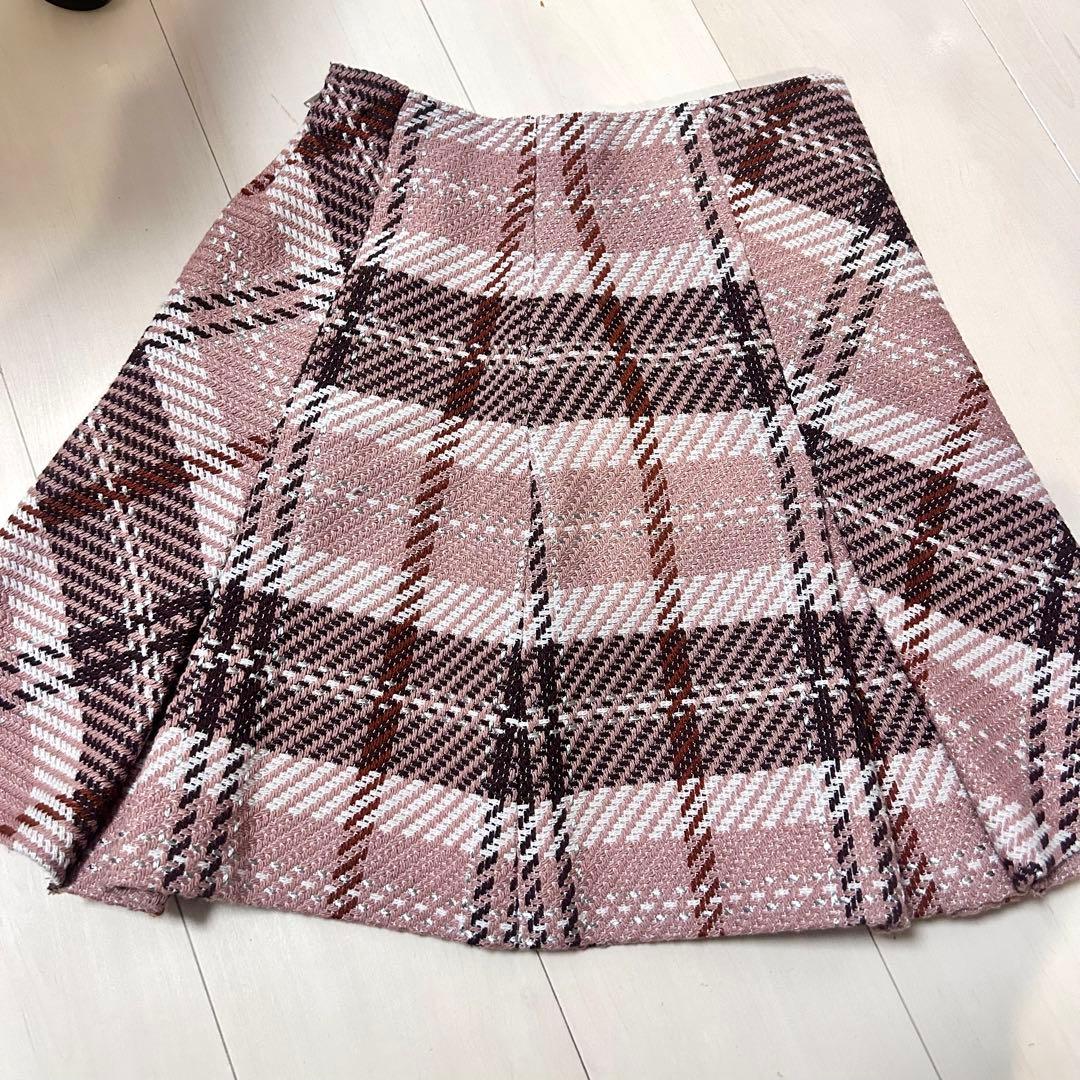 snidel ロービングチェックミニスカート ピンク 1サイズ - メルカリ