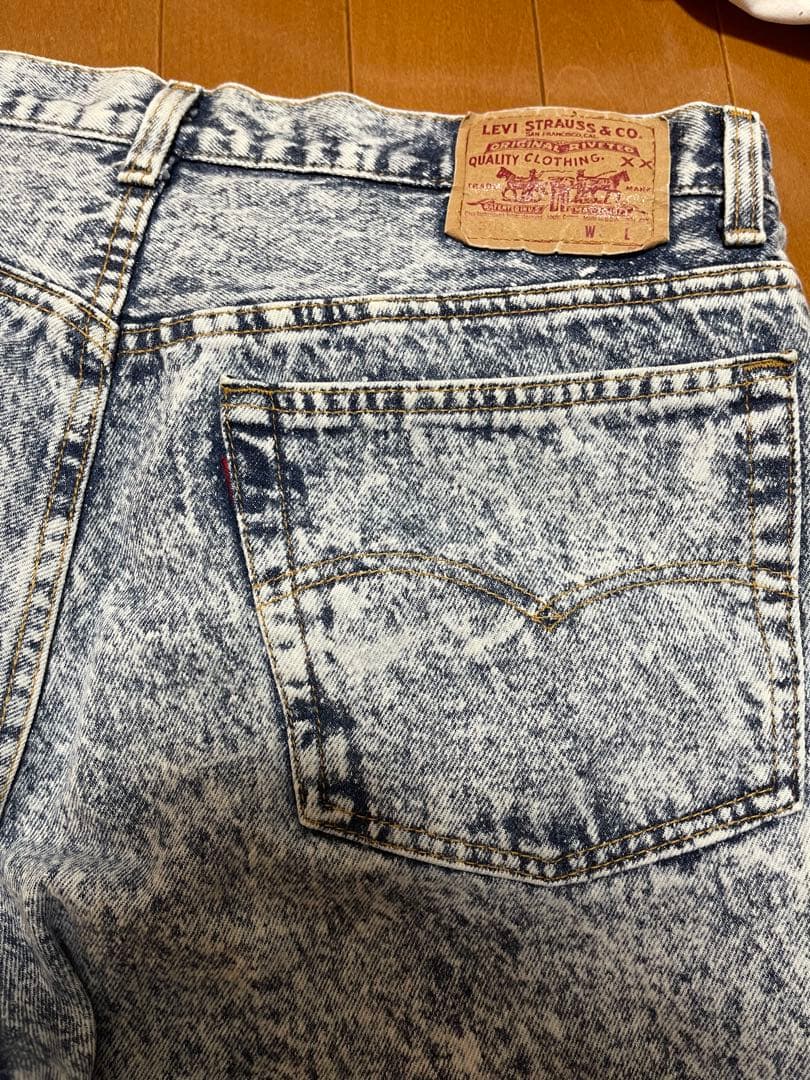 Levi's 501 chemical wash 90s USA製 W38L32 - メルカリ