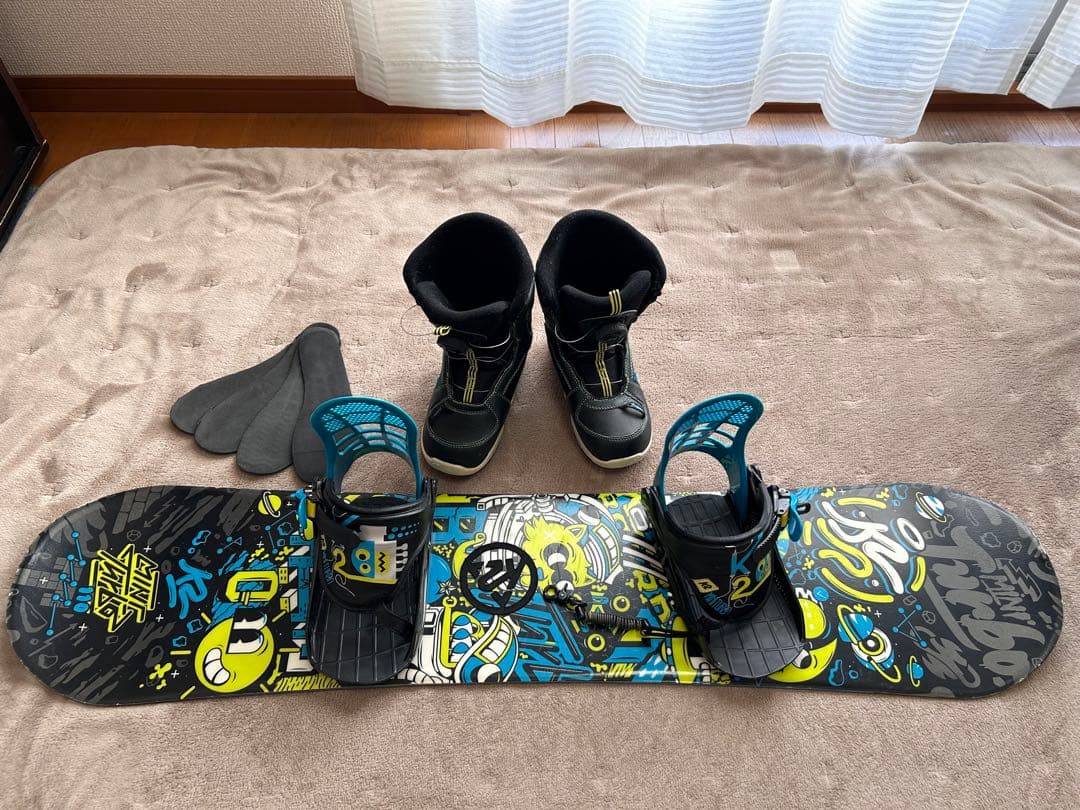 K2 スノーボード110 3点セット K2 ケーツー スノーボード 3点セット キッズ ジュニア 23-24 MINI