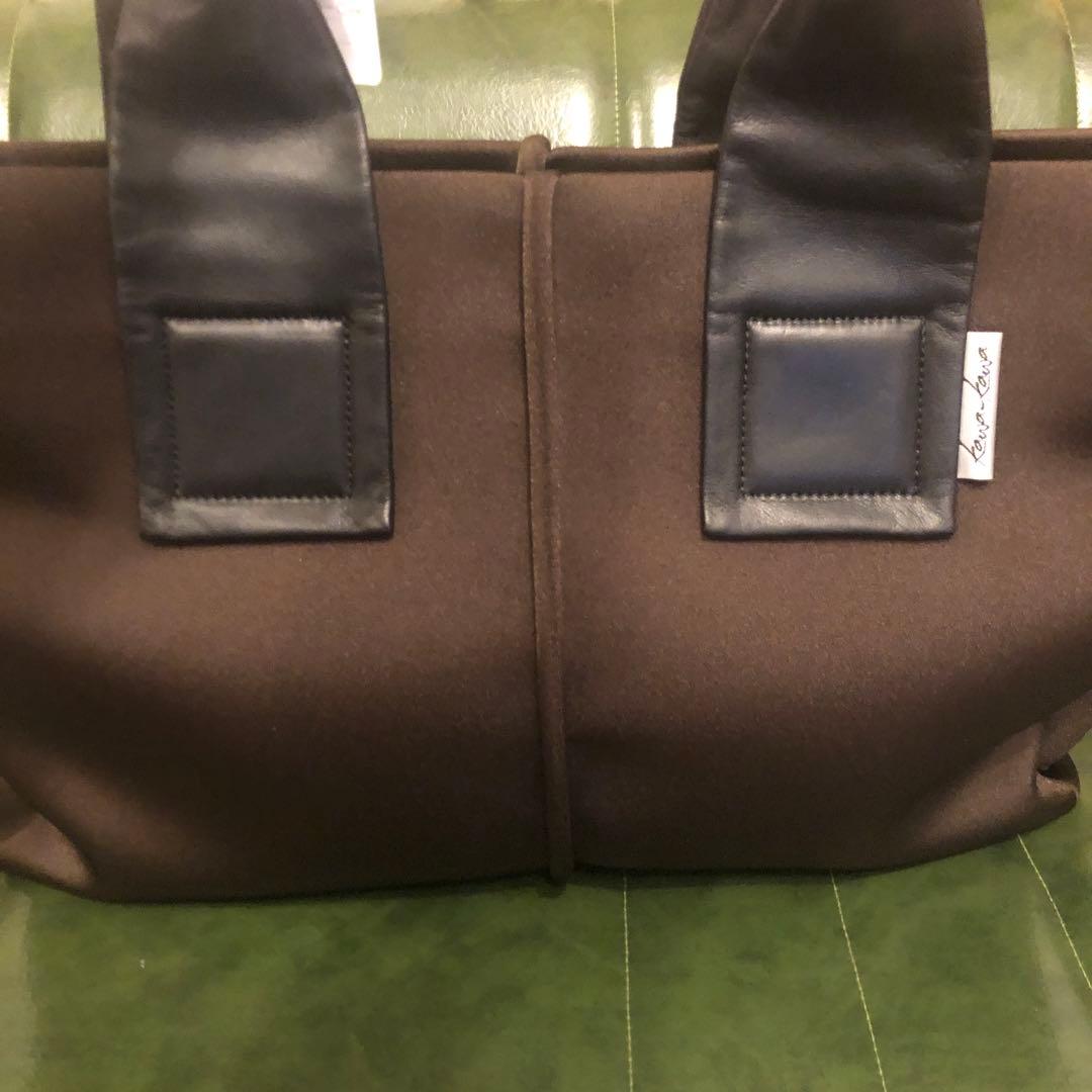 新品！カワカワ kawakawa トートバッグ Lサイズ！チョコ ブラウン