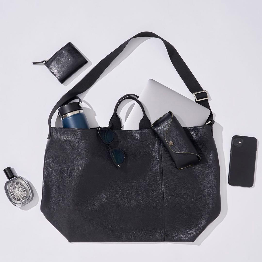 Firsthand 2WAYレザーメッセンジャーバッグ / 牛革 / 撥水レザー