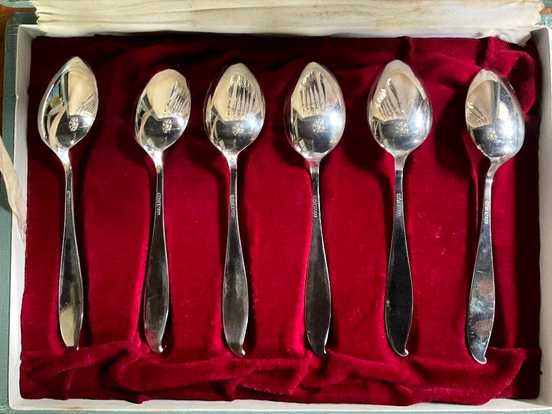 カトラリーセット スプーン6本 フォーク6本 銀製 シルバー850 126g