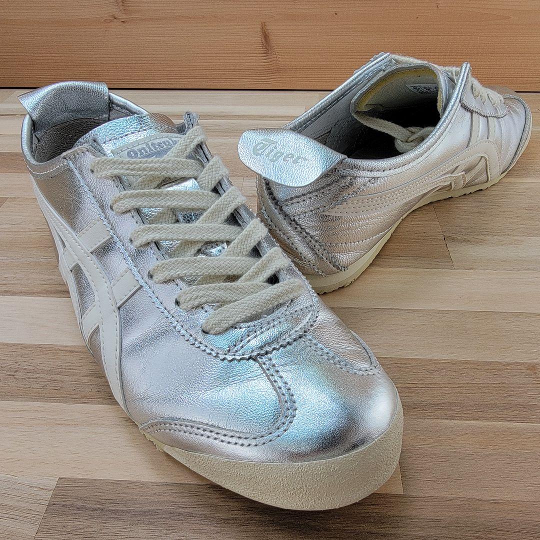 オニツカタイガー メキシコ66 シルバー/ホワイト 25cm - メルカリ