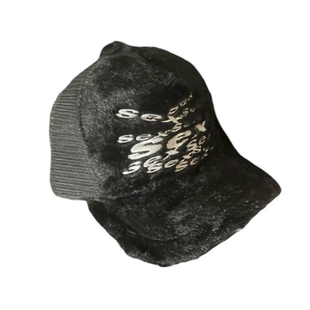oops fur cap SEX キャップ ポーカーズ y2k archive - メルカリ