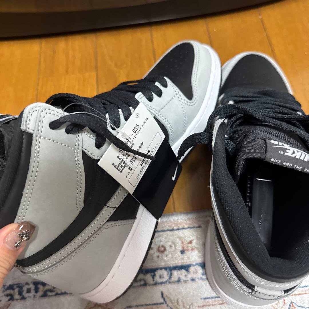 NIKE エアジョーダン1 レトロ ハイ シャドー GS 24.5cm