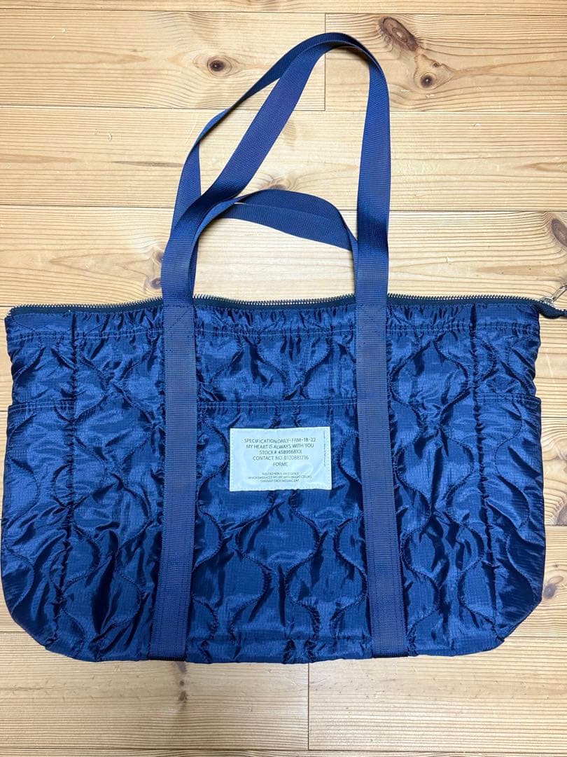 送料無料】FORME キルティングトート大 美品 - メルカリ