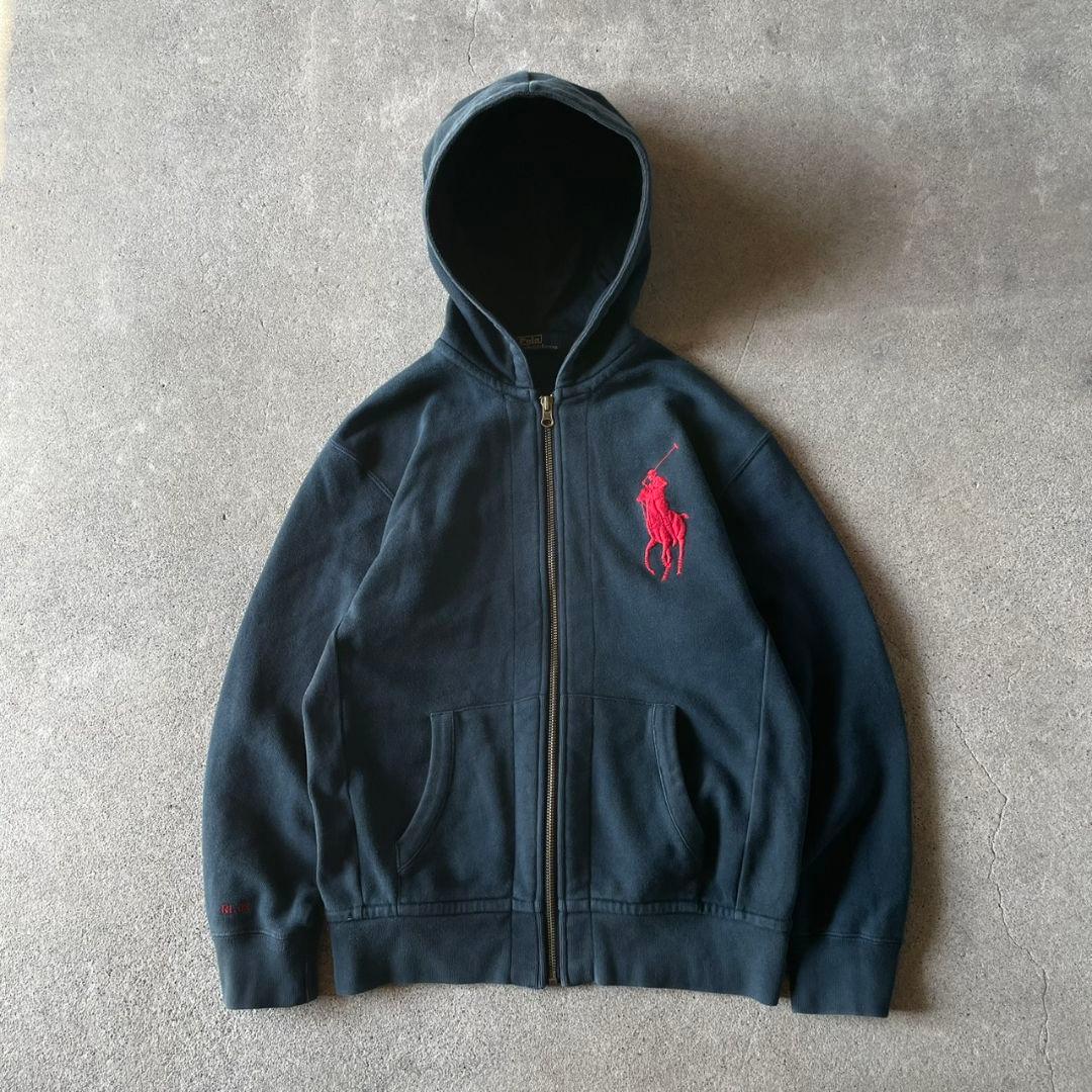 Polo Ralph Lauren ビッグポニー ジップパーカー ブラック