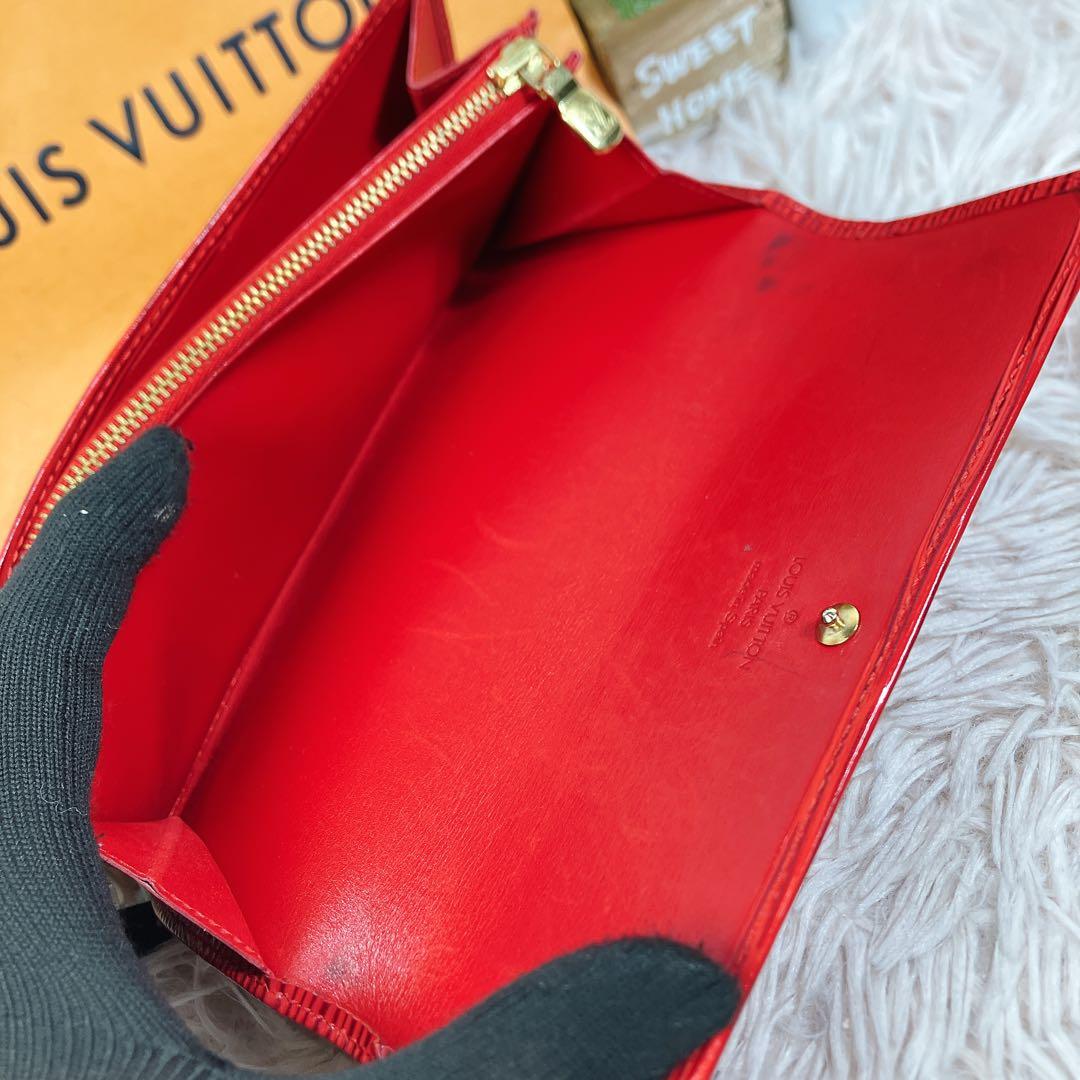 美品 ルイヴィトン エピ ポシェット ポルトモネ クレディ 長財布