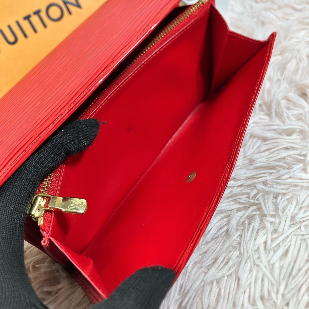 美品 ルイヴィトン エピ ポシェット ポルトモネ クレディ 長財布