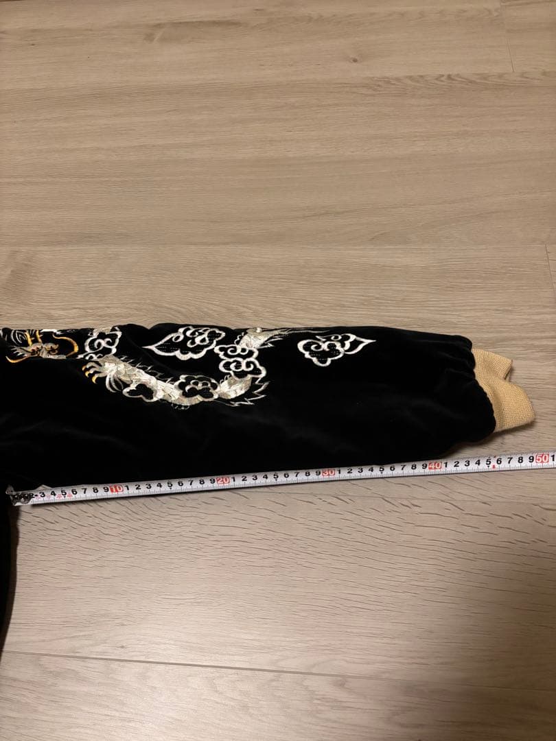 希少 ヴィンテージ スカジャン 別珍 鷲刺繍 リバーシブル 60～70s YBS