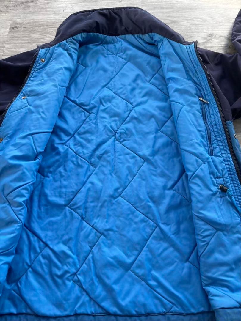 449 希少 80s ヴィンテージ バーグハウス 中綿ジャケットバイカラー