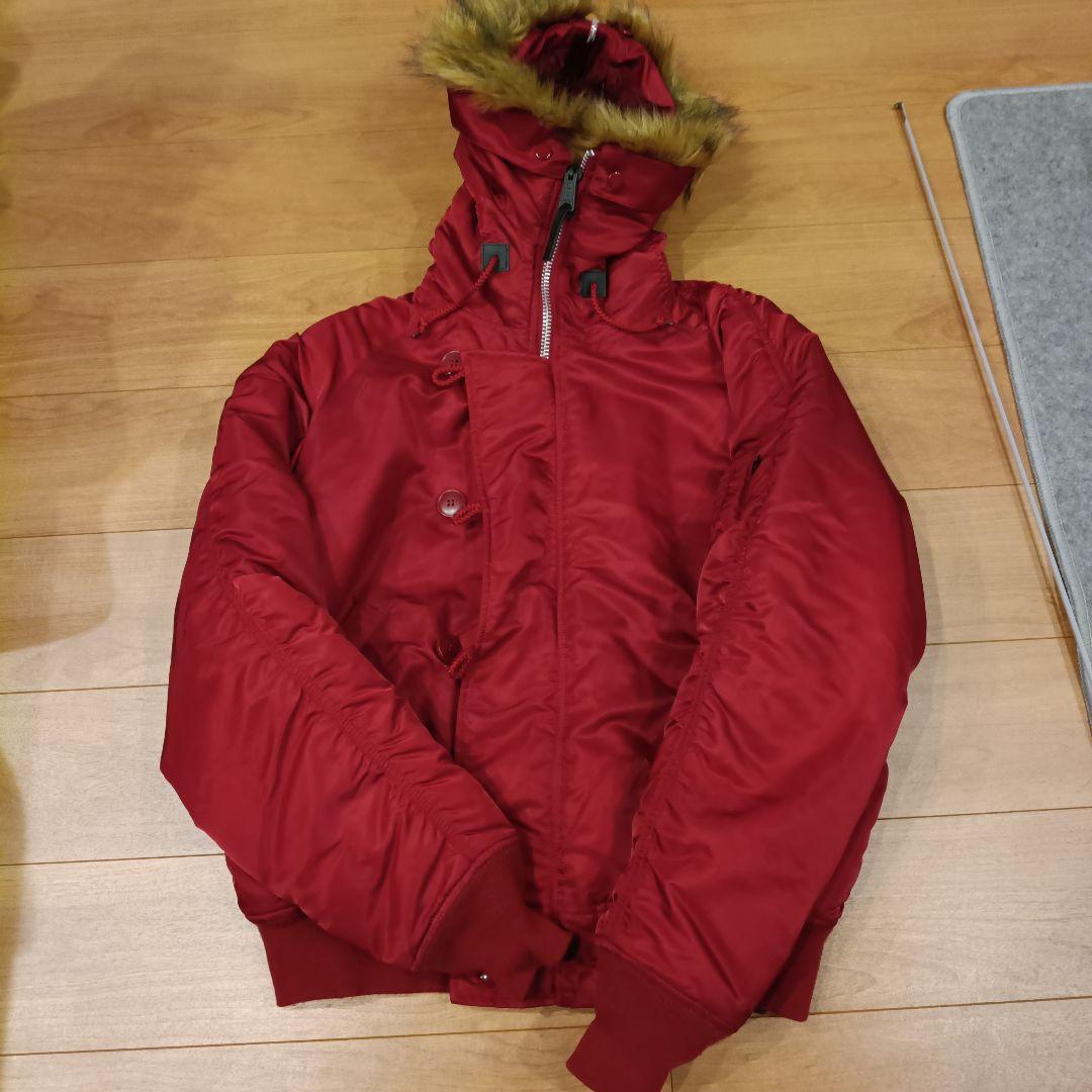 ALPHA Industries 赤 n2b XL ボルドー - メルカリ