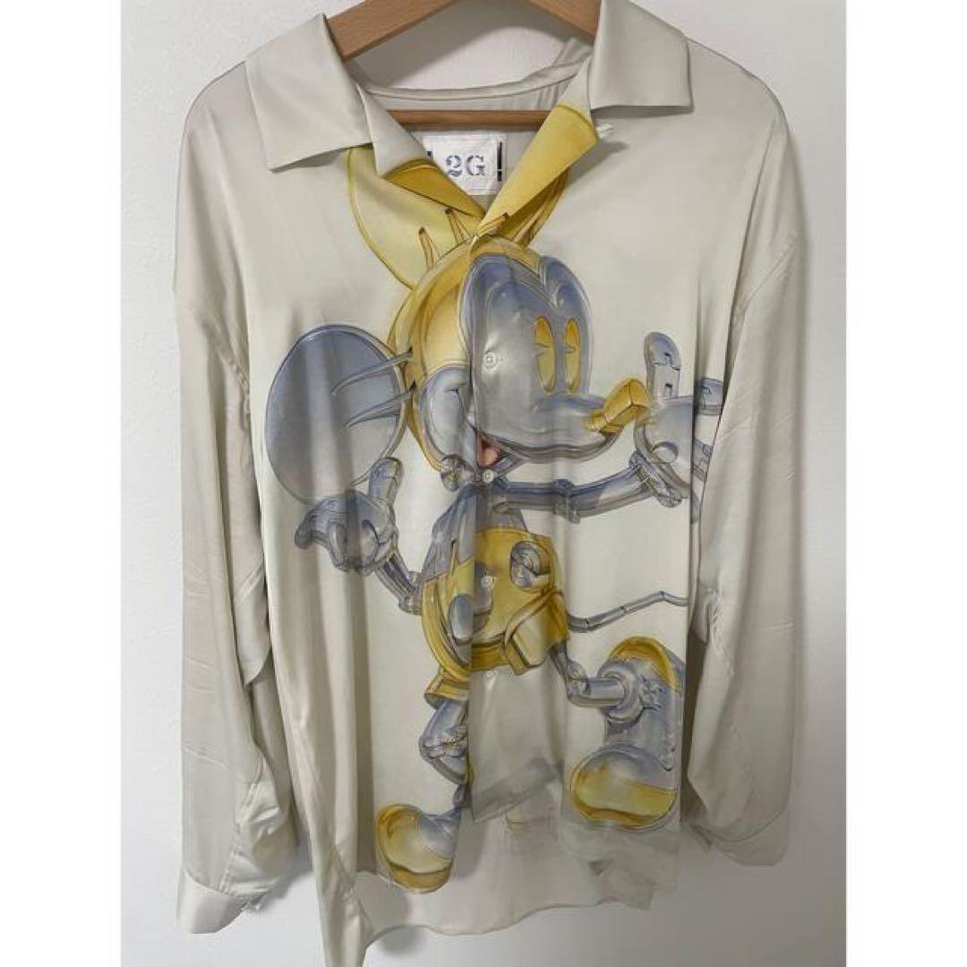 空山基×Disney ミッキー レーヨンシャツ 2G tokyo サイン付き - メルカリ