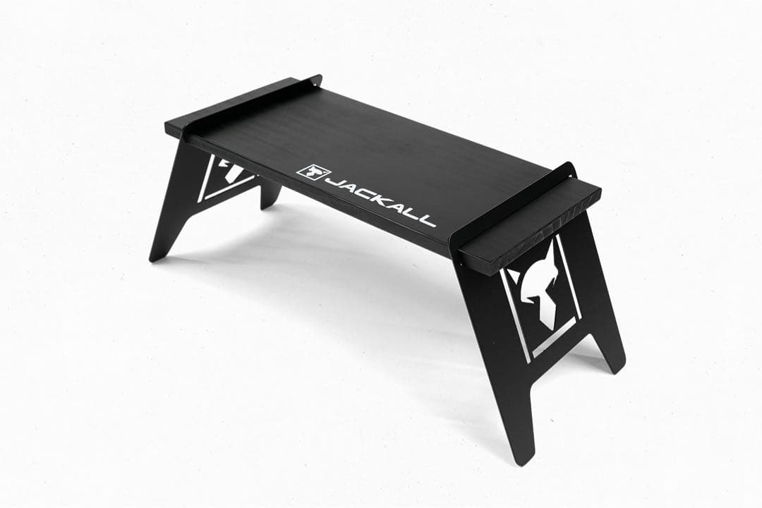 組み立てテーブル ブラック JACKALL × TETSUZAN 釣りフェス限定