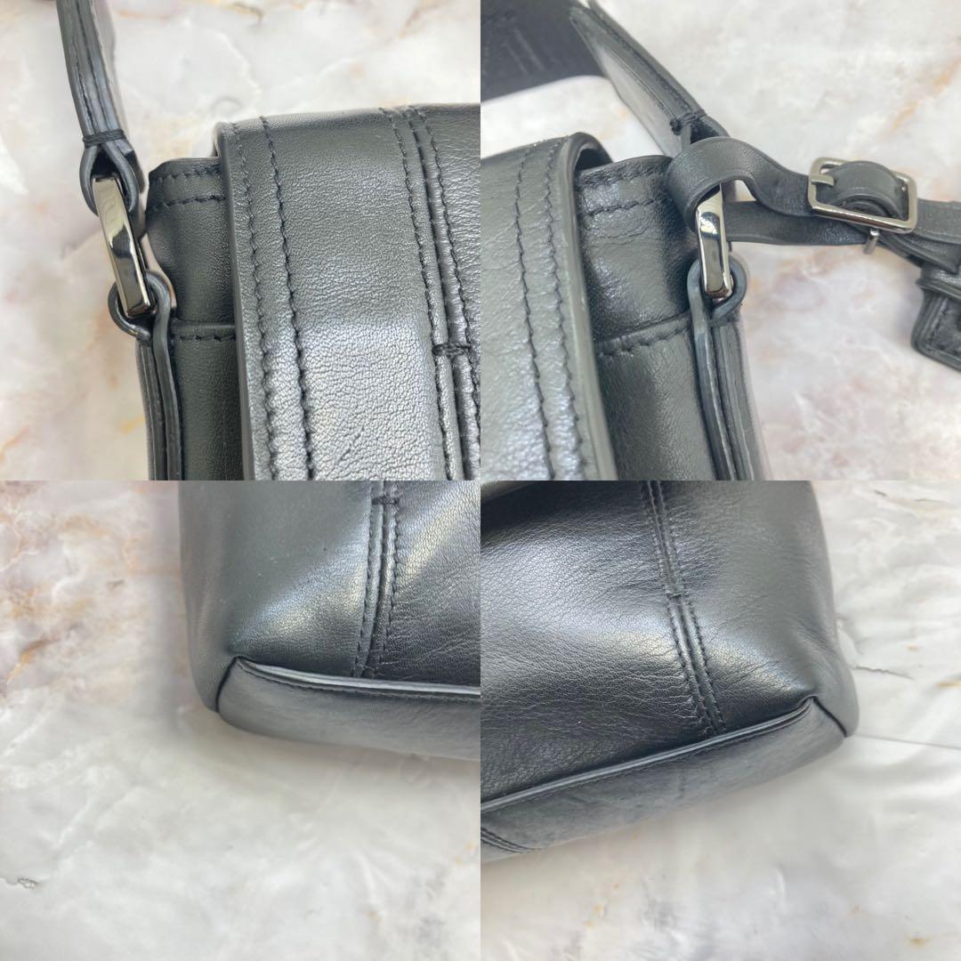 極美品❣️TUMIトゥミ68603JTレザー ショルダー バッグブラック黒