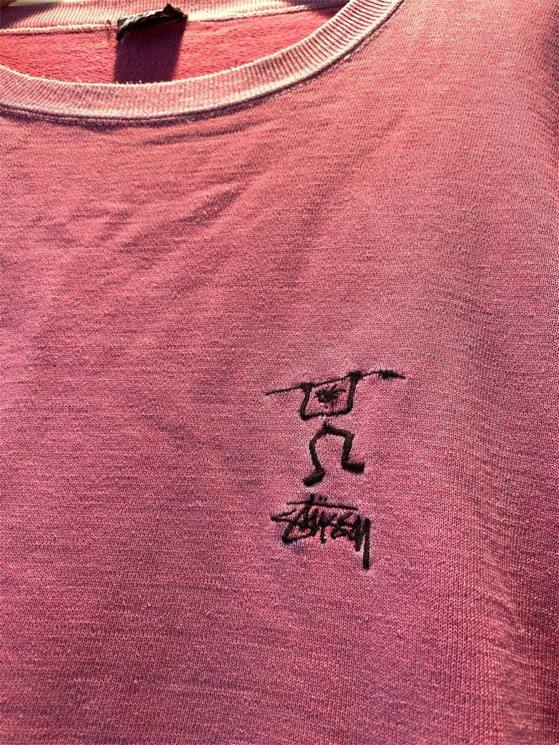 セール【逸品】サイドポケット付Old Stussy 黒タグ シャドーマンUSA製