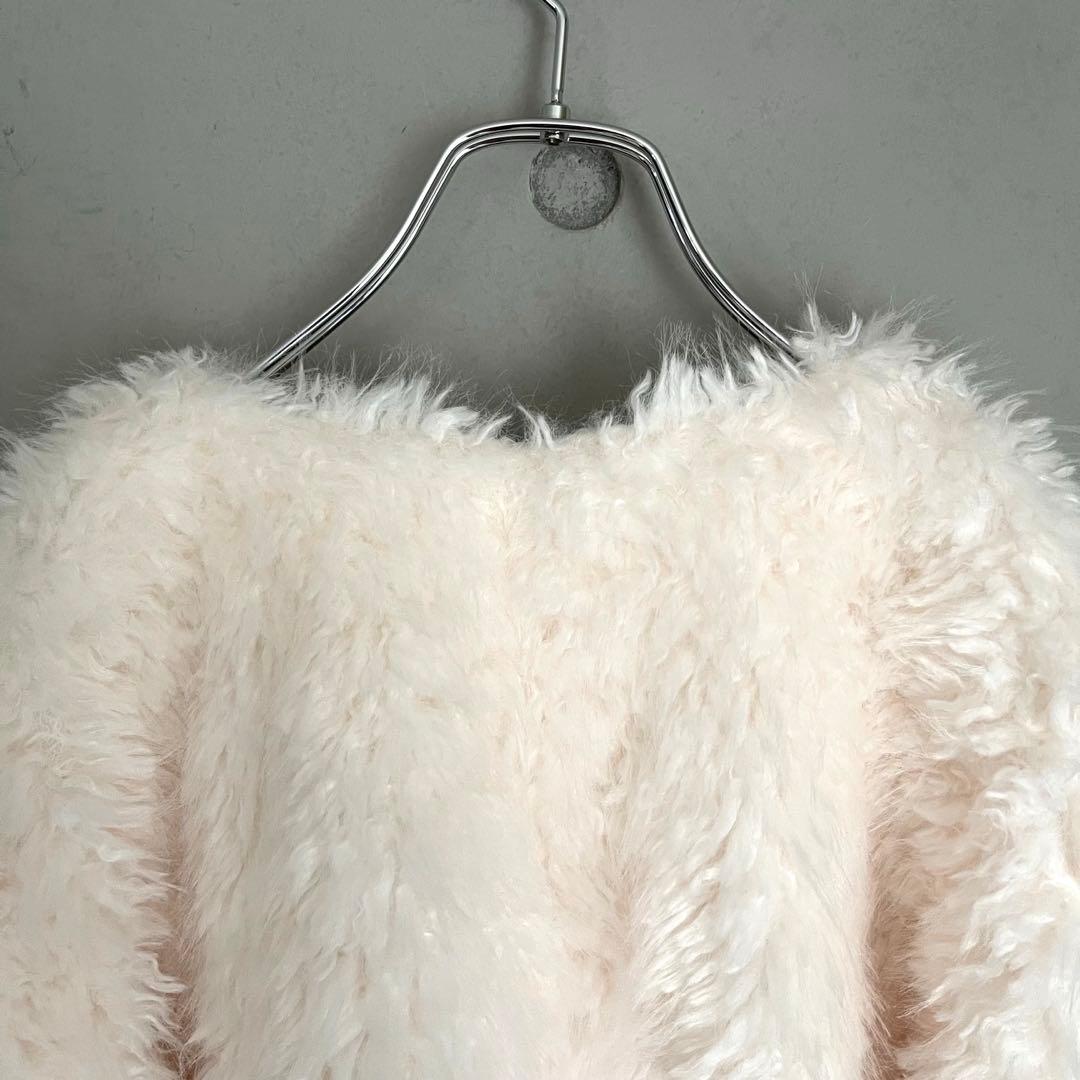 新品タグ付き⭐︎CADUNE カデュネ ボアブルゾン 川上桃子 ファー 36