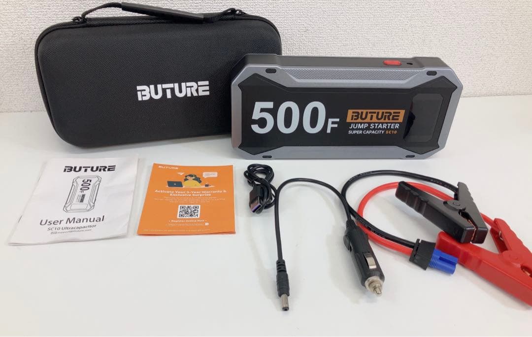 ☆BUTURE ジャンプスターター SC10 500F スーパーコンデンサー搭載