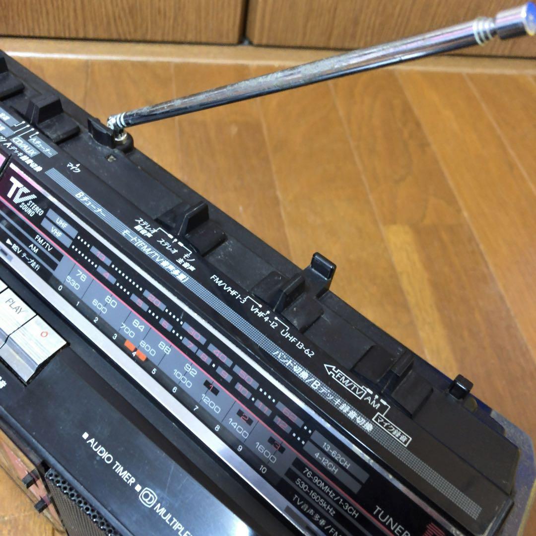 昭和 ビンテージ 当時物 Victor ビクター ラジカセ RC-W77 レトロ