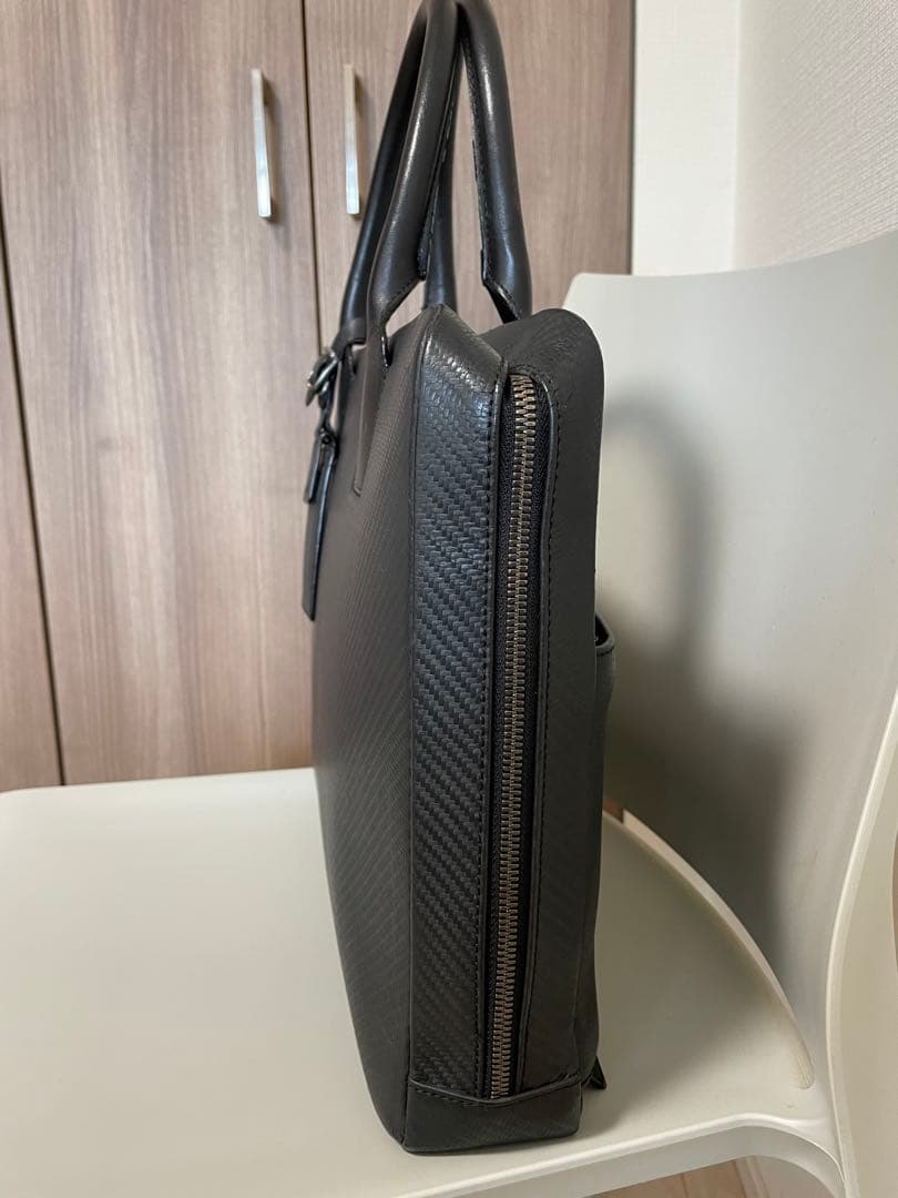 再お値下げ！ dunhill ダンヒル シャーシ ブリーフケース カーボン 黒