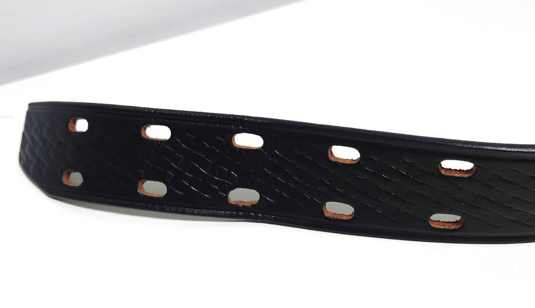 未使用級✨KADOYA カドヤ ダブルピン レザーベルト Lサイズ - メルカリ