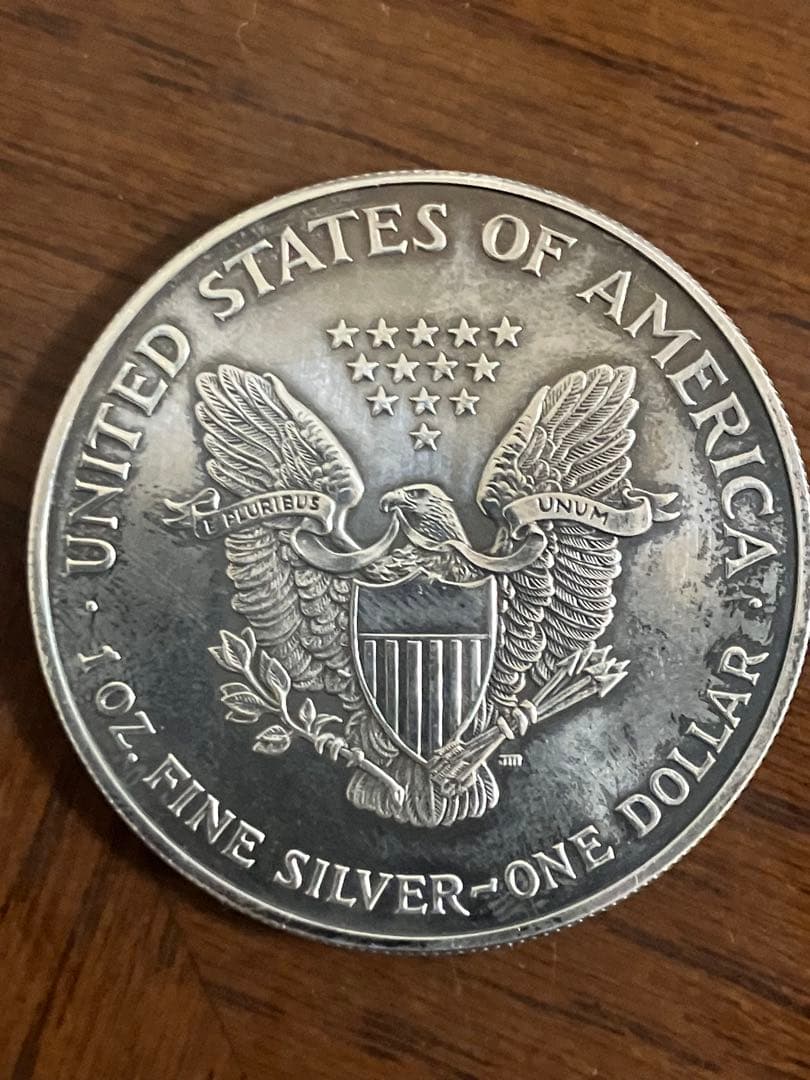 アメリカシルバーイーグル銀貨2002年 1オンス銀貨 純銀 ウォーキング