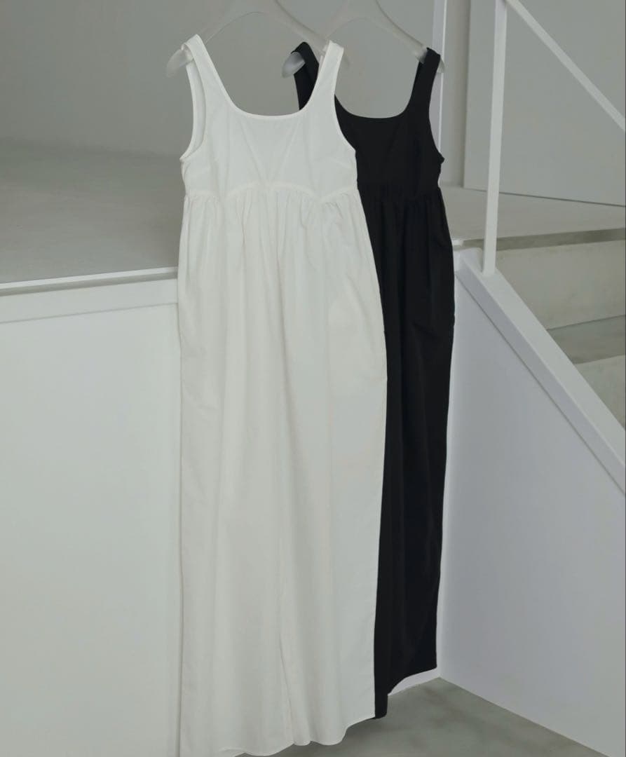 anuke アンヌーク コットンギャザーコンビネゾン*ブラック 38 anuke（アンヌーク） anuke 2025SpringSummer オールインワン Cotton