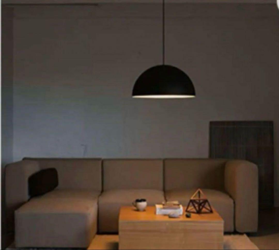 無印良品 muji 深澤直人 ペンダントライト半球MJ‐PH35A‐BK