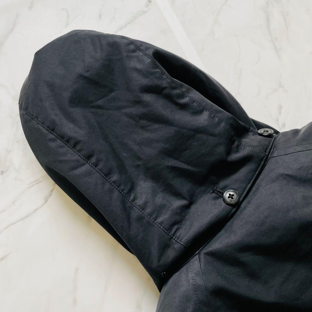 バーバリー モッズコート ダウンライナー付き ノバチェック フード付き