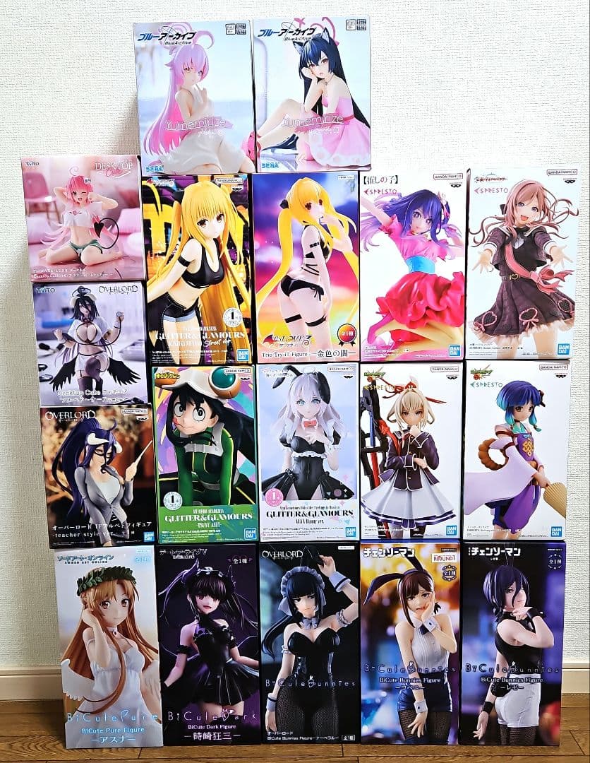 【新品未開封】プライズフィギュア 18個　最新多数・美少女系