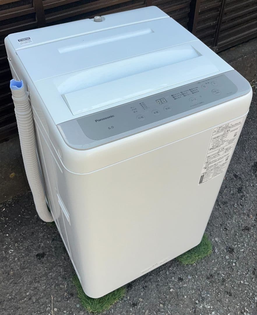 パナソニック 洗濯機 6.0kg ピッグウェーブ洗浄風乾燥機能付き 2022年