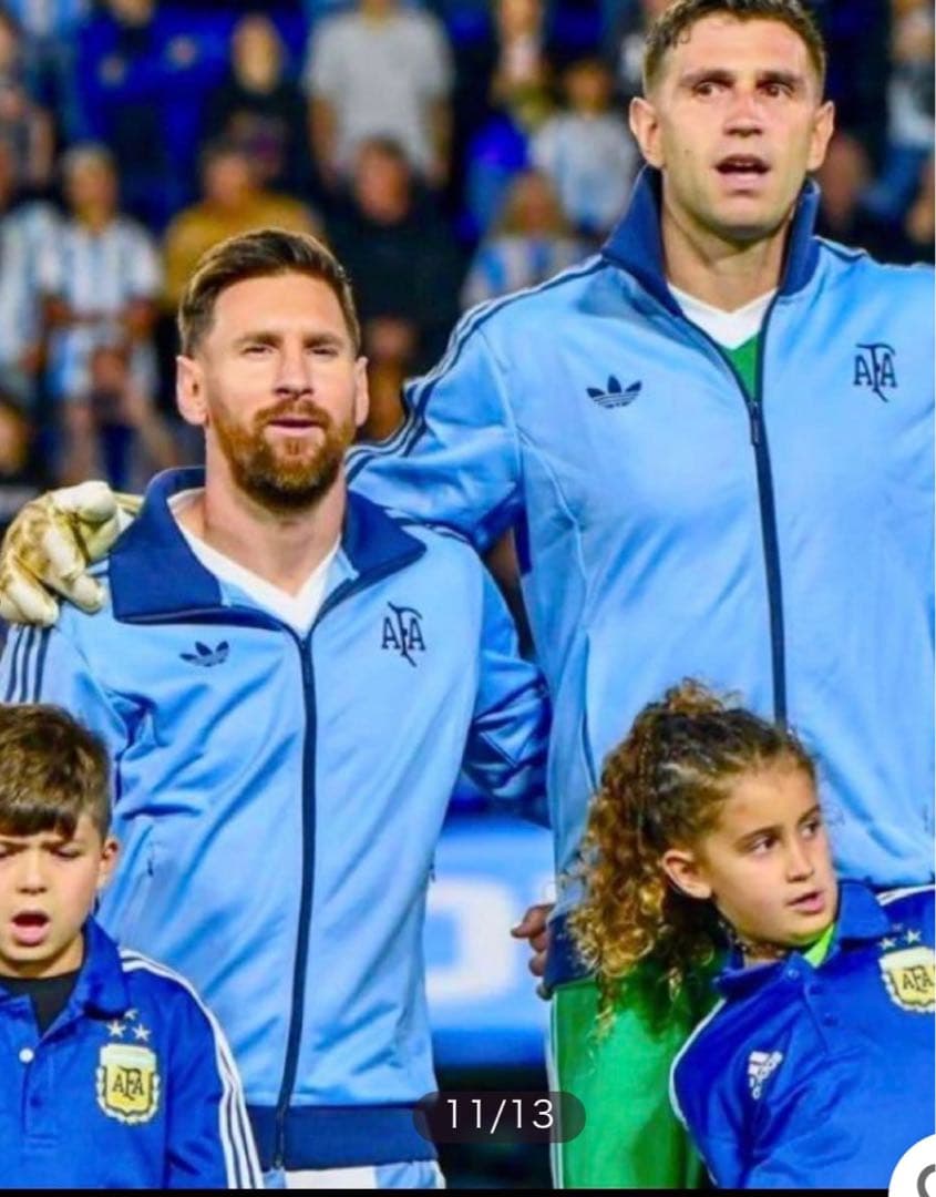 【最終値下げ】adidasサッカーアルゼンチン代表50周年記念トラックジャケット アルゼンチン代表 50th アニバーサリー トラックトップ／サッカー