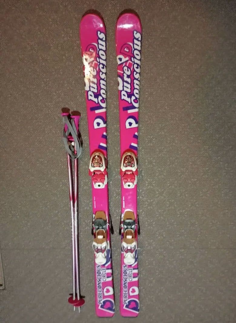 Pure Conscious 130cm子供用 スキーセット - メルカリ