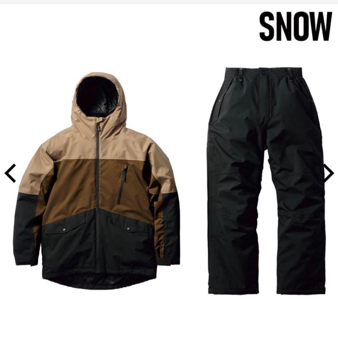 即発送可】ワークマン防水防寒スーツ スノーブラウンLL（身長175〜185