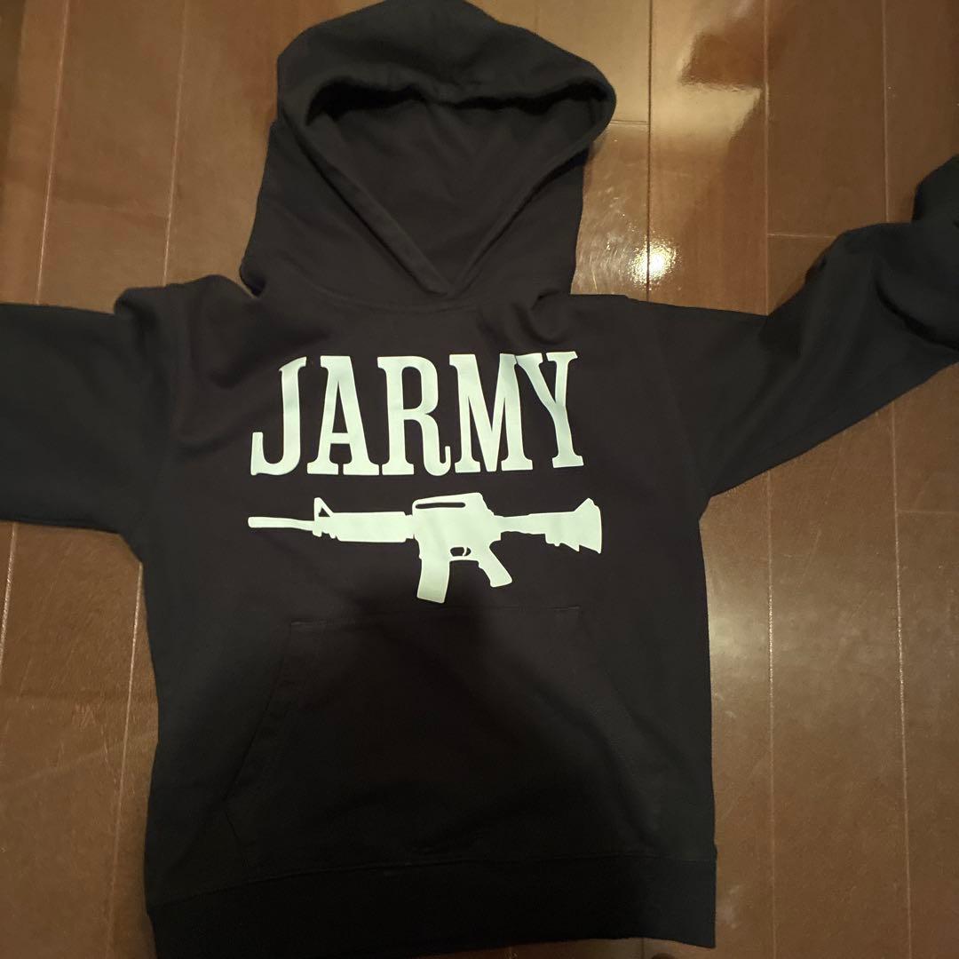 超希少品！　JARMY 武器デザイン ダークブルー パーカー THRASHER（スラッシャー） パーカー TOY MACHINE B.T.H HOODIE SWEAT
