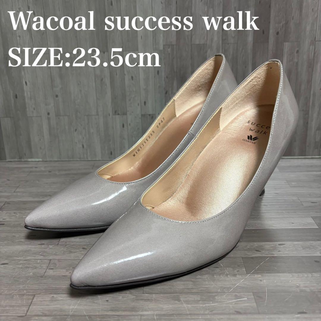 ワコール Wacoal success walk パンプス 23.5cm グレー - メルカリ