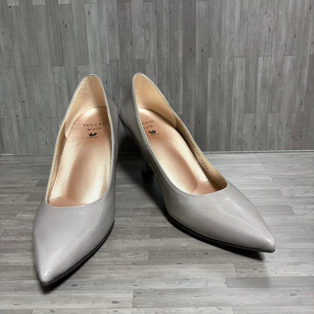 ワコール Wacoal success walk パンプス 23.5cm グレー - メルカリ
