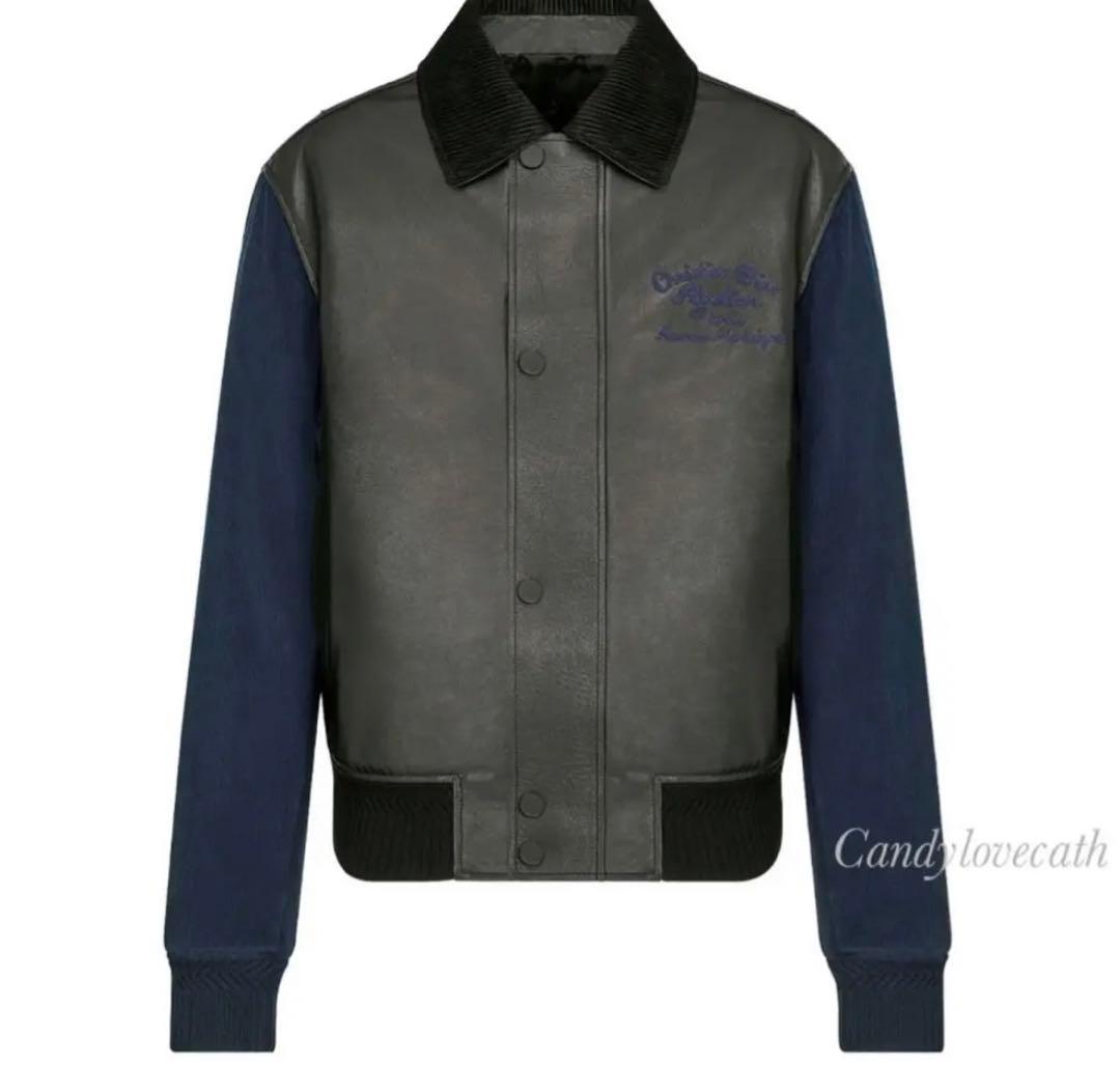 22AW ディオール ATELIER レザーブルゾン ジャケット L108842197
