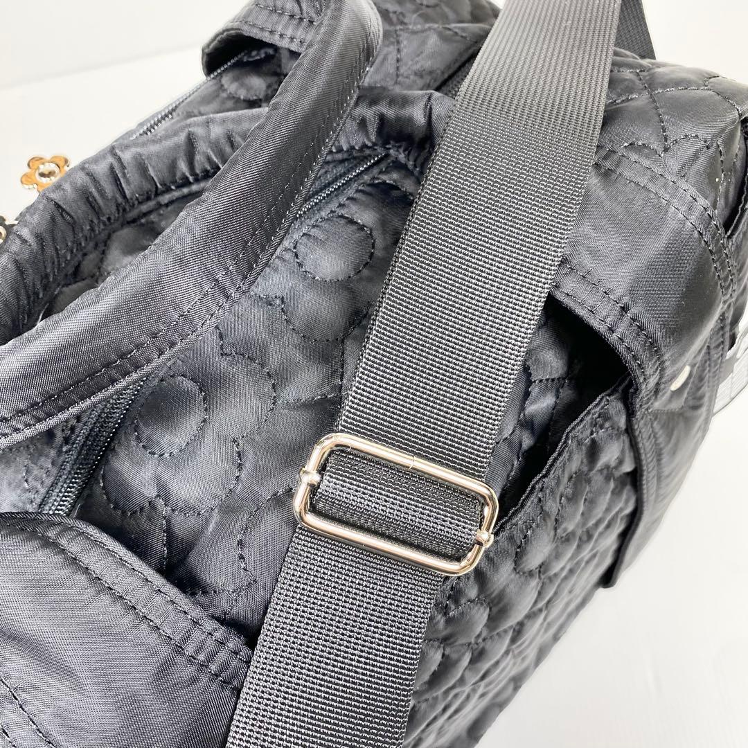 未使用美品】マリークワント デイジーキルトボストンバッグ キャリー