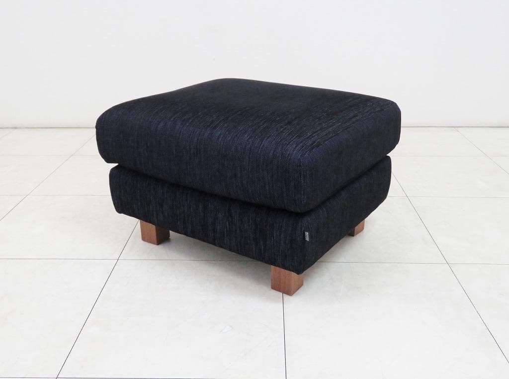 ★美品★ NOYES ノイエス オットマン スツール ファブリック ネイビー 価格から探す｜オットマン｜日本を代表する国産ソファブランド NOYES
