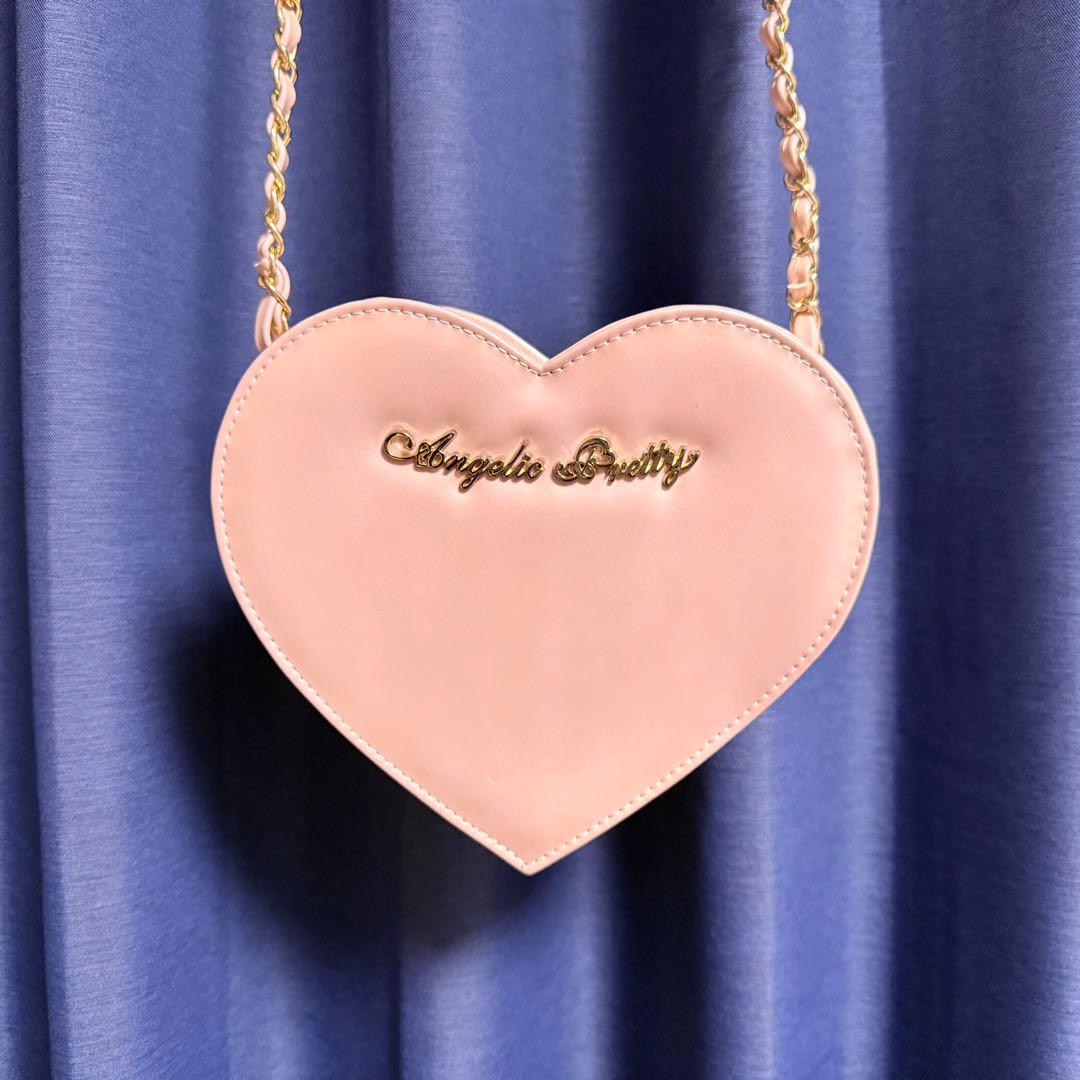 Angelic pretty⭐︎Love Heartロゴポシェット - メルカリ