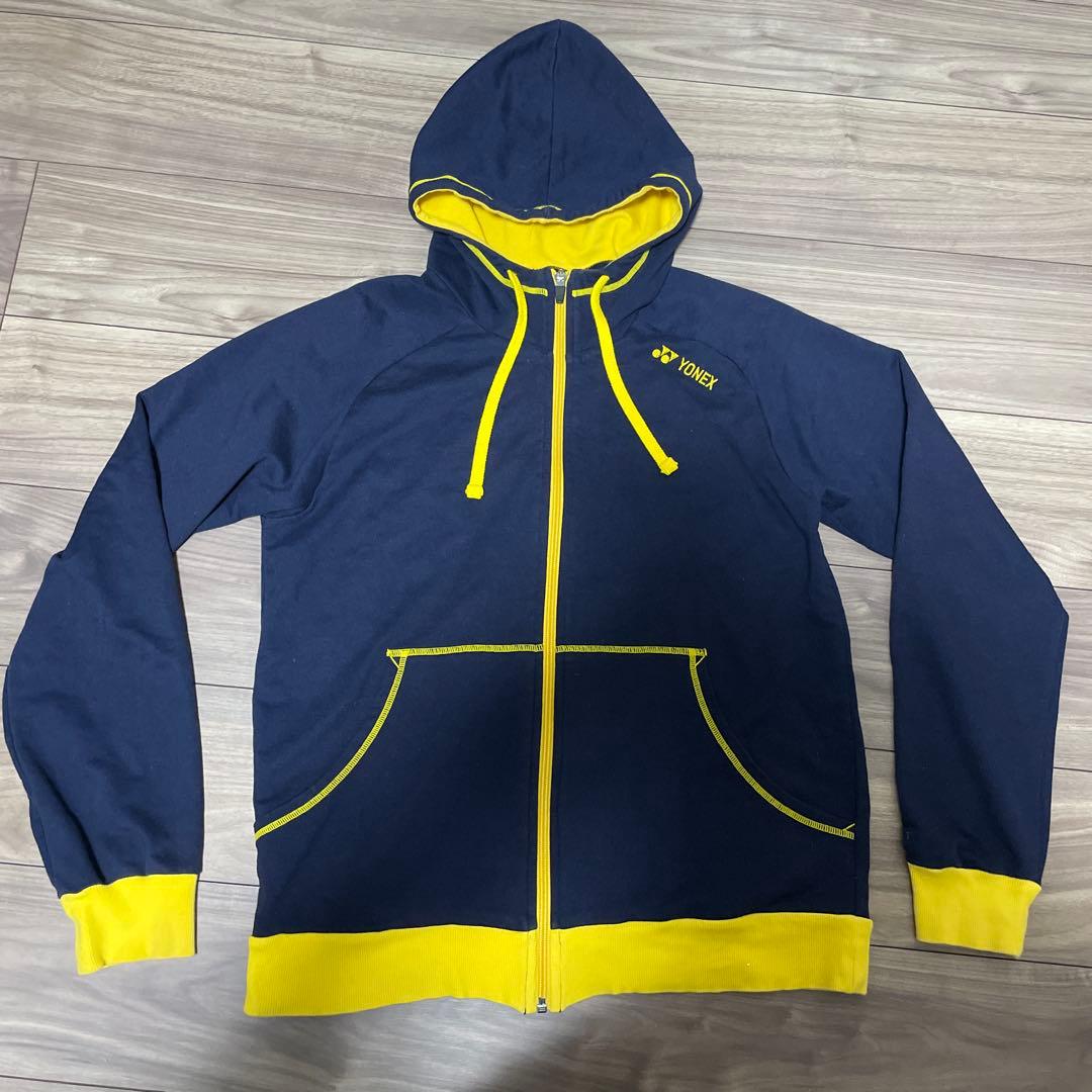 YONEX フルジップセットアップ フード付きパーカー M バトミントン テニス