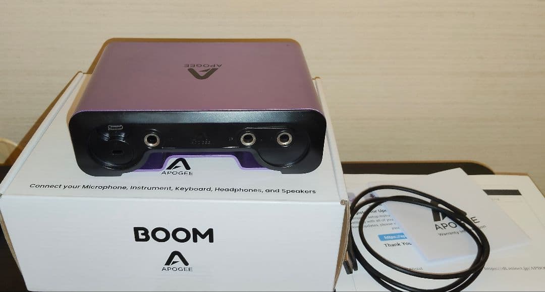 APOGEE BOOM オーディオインターフェイス - メルカリ